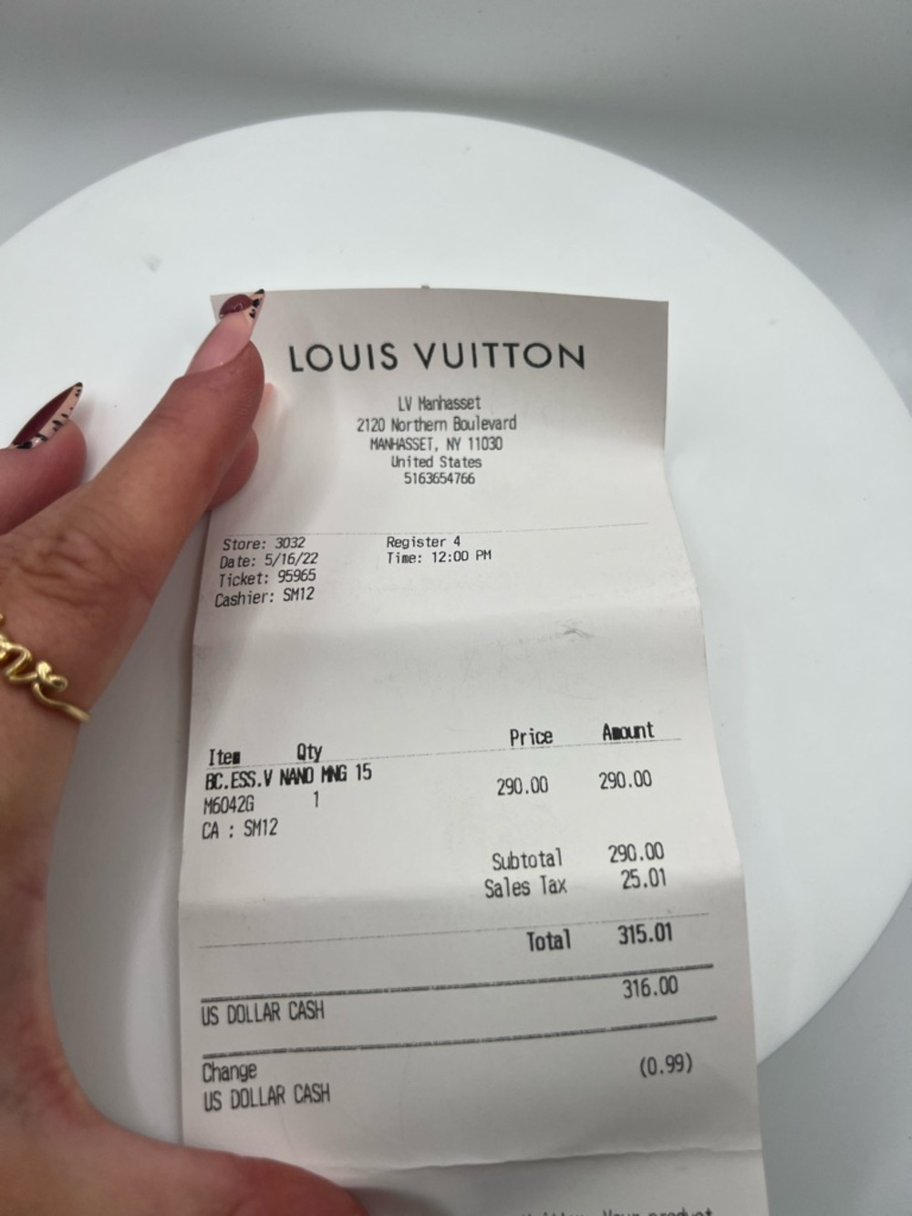 Louis Vuitton Essential V Bracelet Nano with Box, Receipt and Dust Bag - Picture 14 of 14